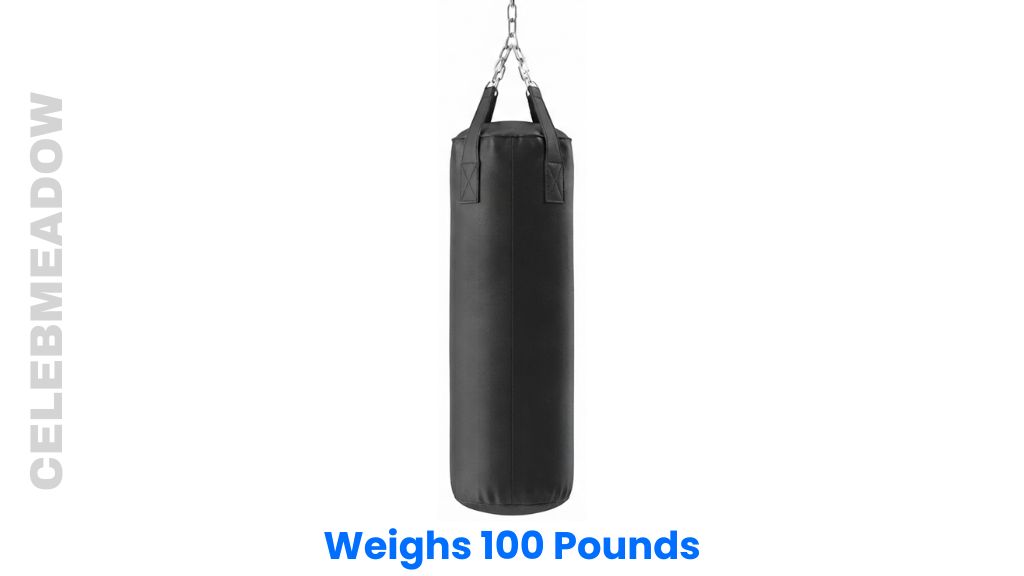 A Heavy Punching Bag Weigh 100 Pounds