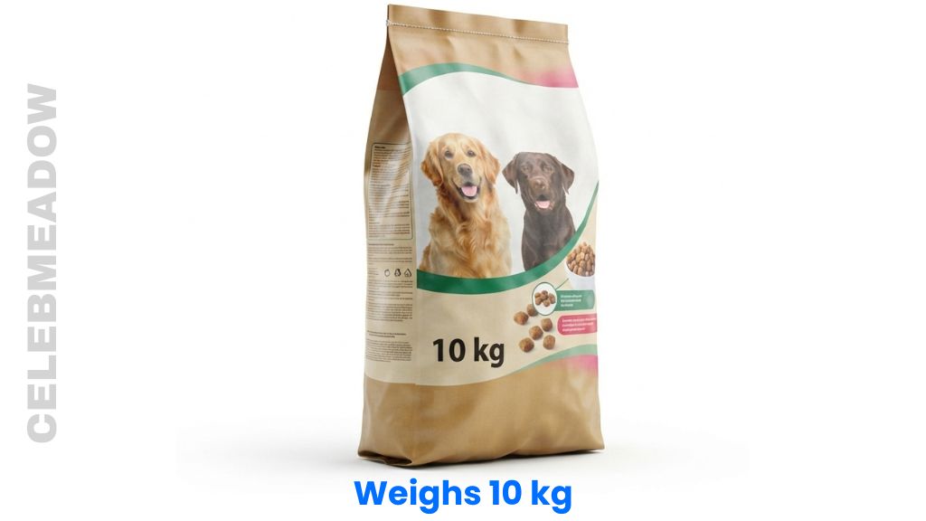 A Large Bag of Dry Dog Food Weigh 10 kg