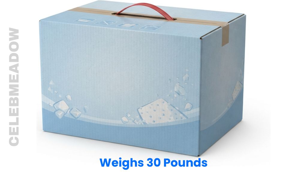A Large Box of Laundry Detergent Powder Weigh 30 Pounds