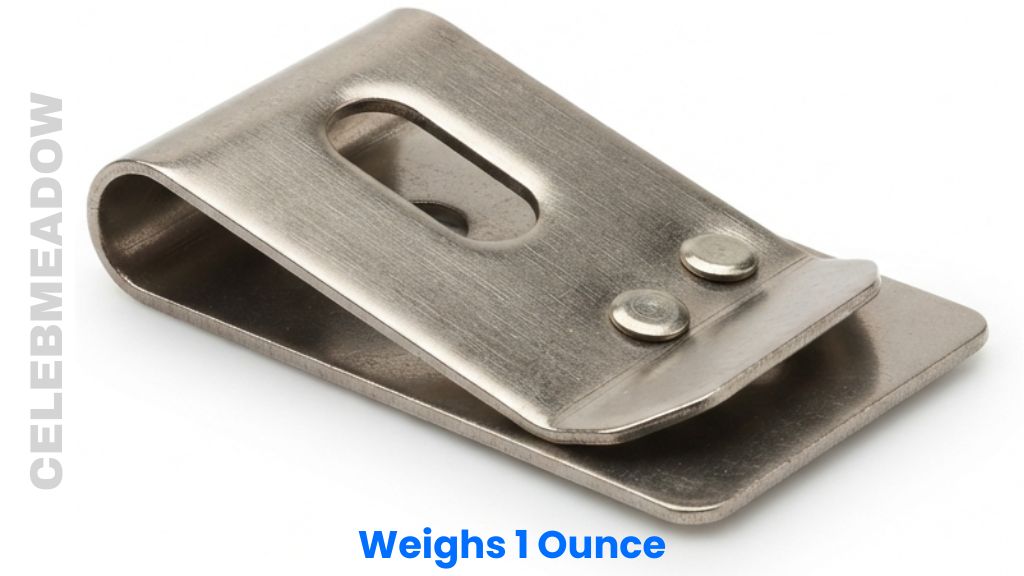 A Metal Tape Measure Belt Clip Weigh 1 Ounce