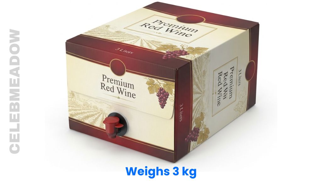 A Standard 3-Liter Box of Wine Weigh 3 kg