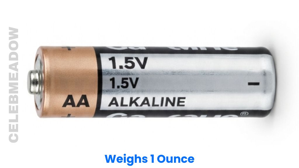 A Standard AA Alkaline Battery Weigh 1 Ounce