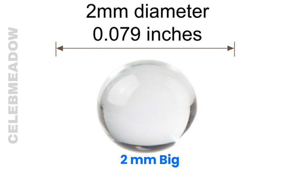 Average Raindrop That Is 2 mm Big