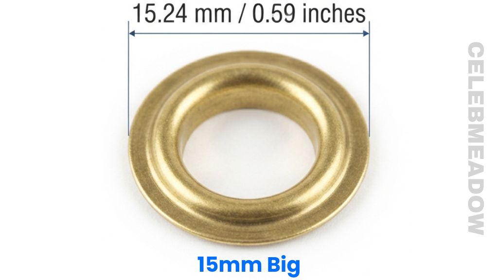 Brass Eyelet Grommet That Is 15mm Big