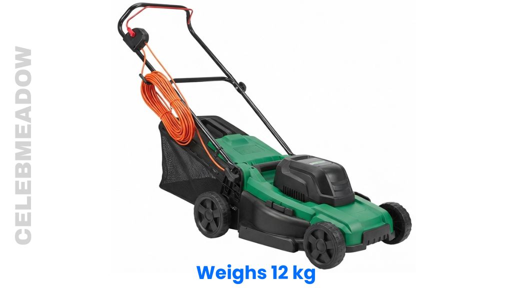 Compact Electric Push Lawn Mower Weigh 12 kg