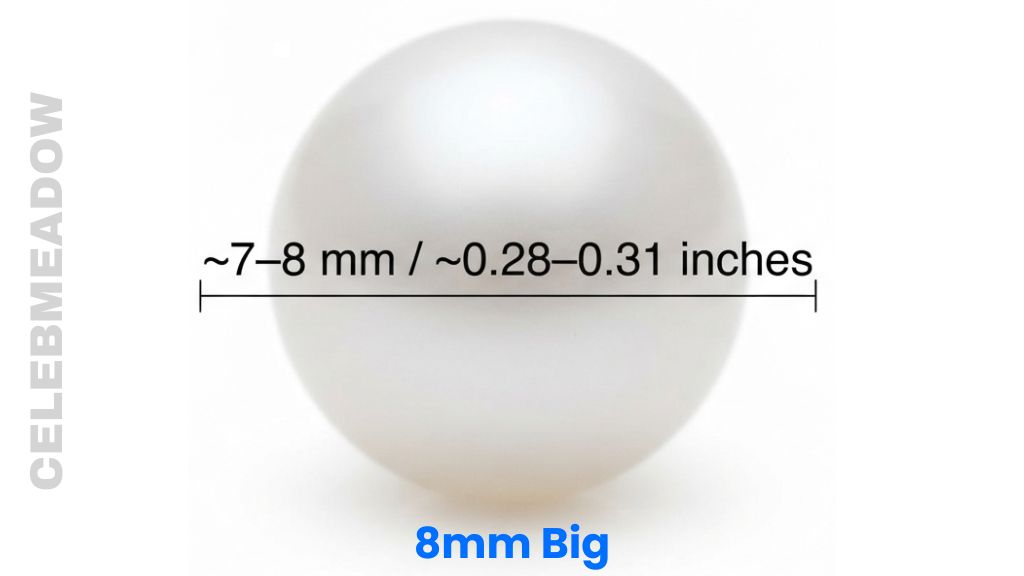 Cultured Pearl That Is 8mm Big