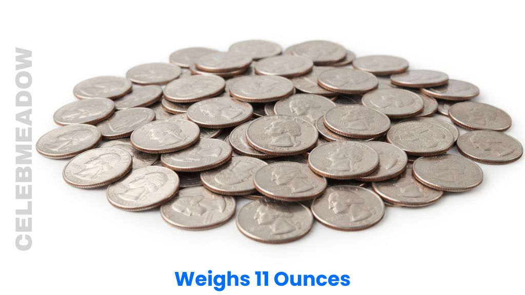Eighty US Quarters Weighs 16 Ounces