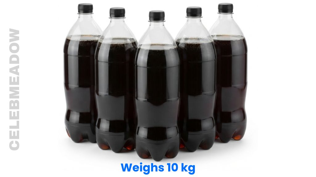 Five 2-Liter Bottles of Soda Weighs 10 kg