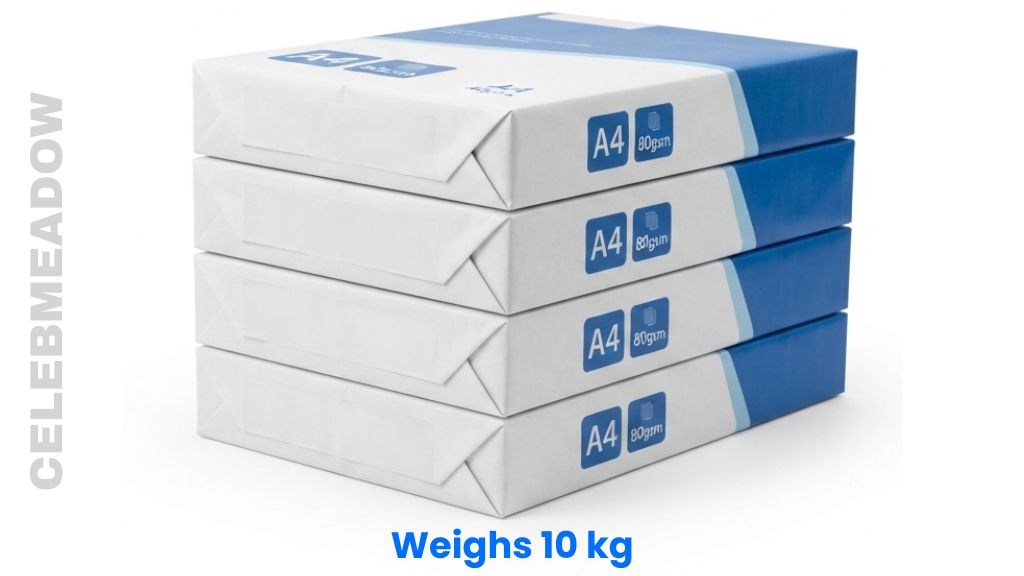 Four Reams of A4 Paper Weighs 10 kg