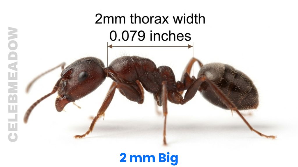 Garden Ant That Is 2 mm Big