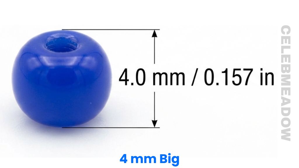 Glass Seed Bead That Is 4mm Big