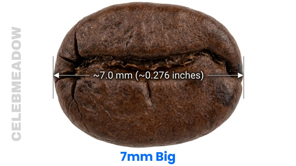 Graded Arabica Coffee Bean That Is 7mm Big