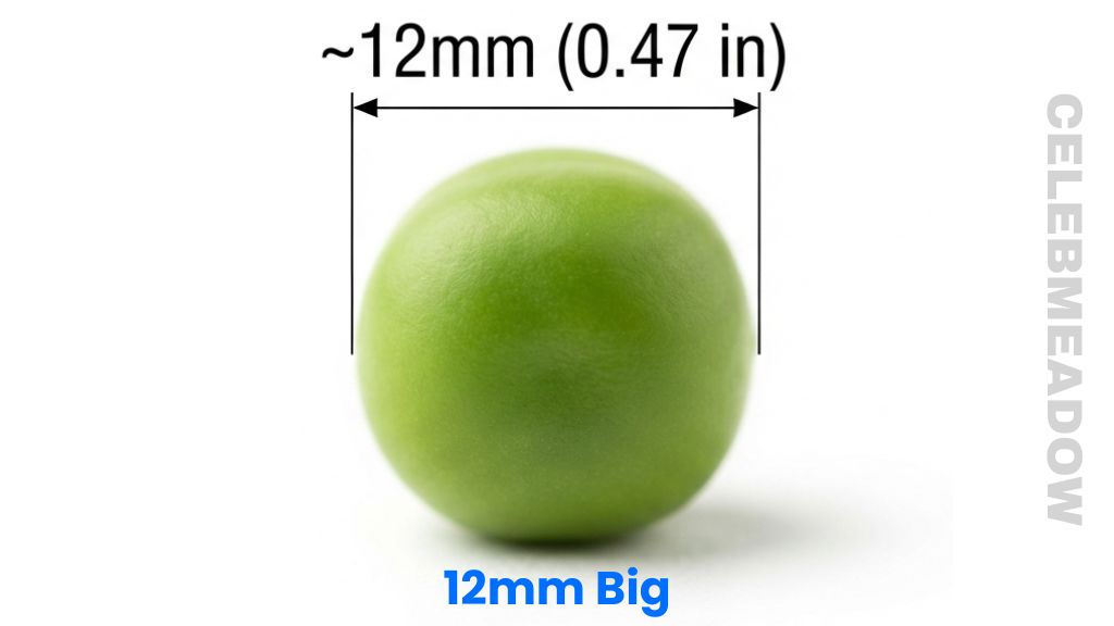 Green Pea That Is 12 mm Big