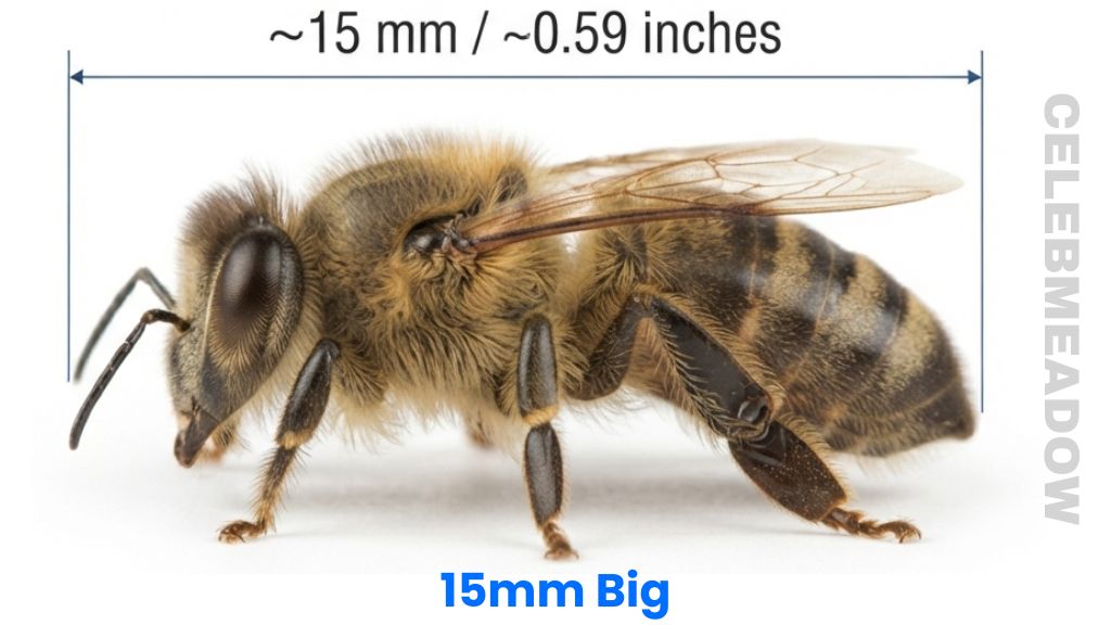 Honeybee That Is 15mm Long