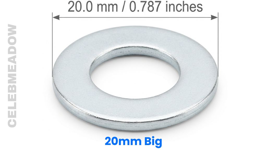 M10 Standard Flat Washer That Is 20mm Big