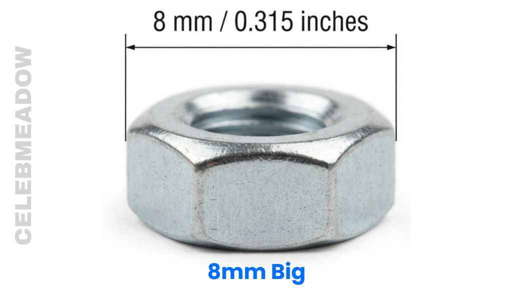 M5 Hex Nut That Is 8mm Big