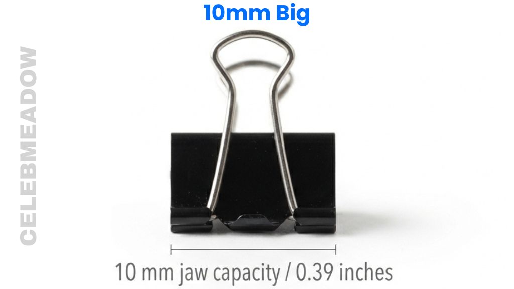Mini Binder Clip That Is 10mm Big