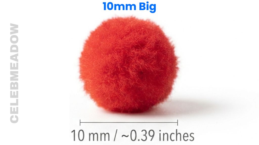 Mini Pom-Pom Ball That Is 10mm Big