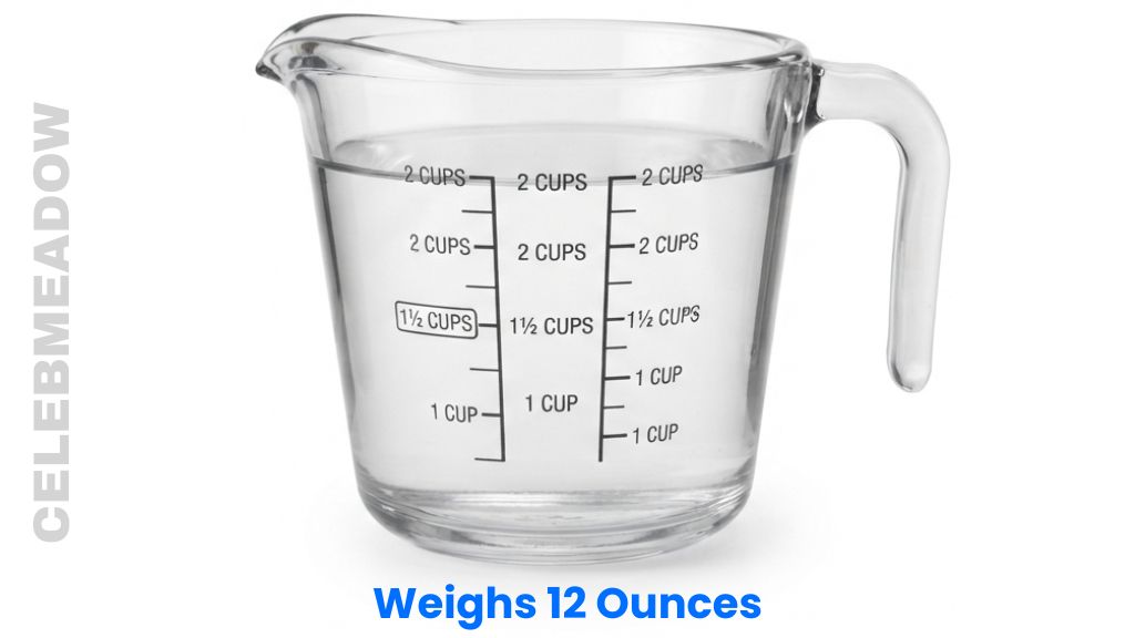 One and a Half Cups of Pure Water Weigh 12 Ounces