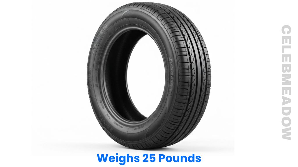 Passenger Car Tire Weigh 25 Pounds