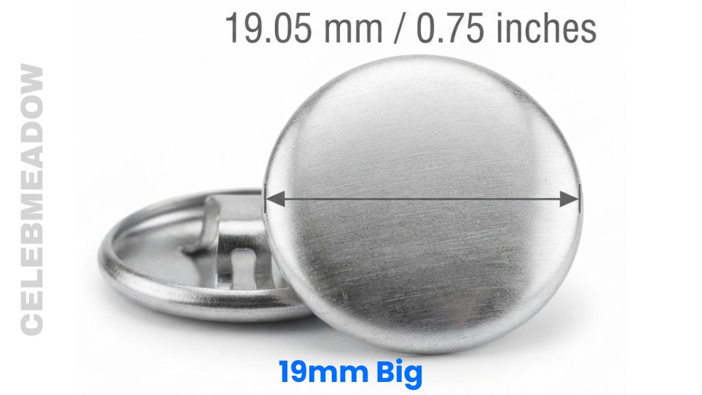 Size 30L Self-Cover Button Kit That Is 19 mm Big