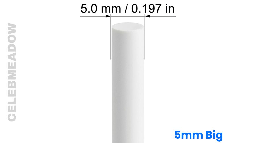 Slim Mechanical Pencil Eraser Refill That Is 5mm Big or Long