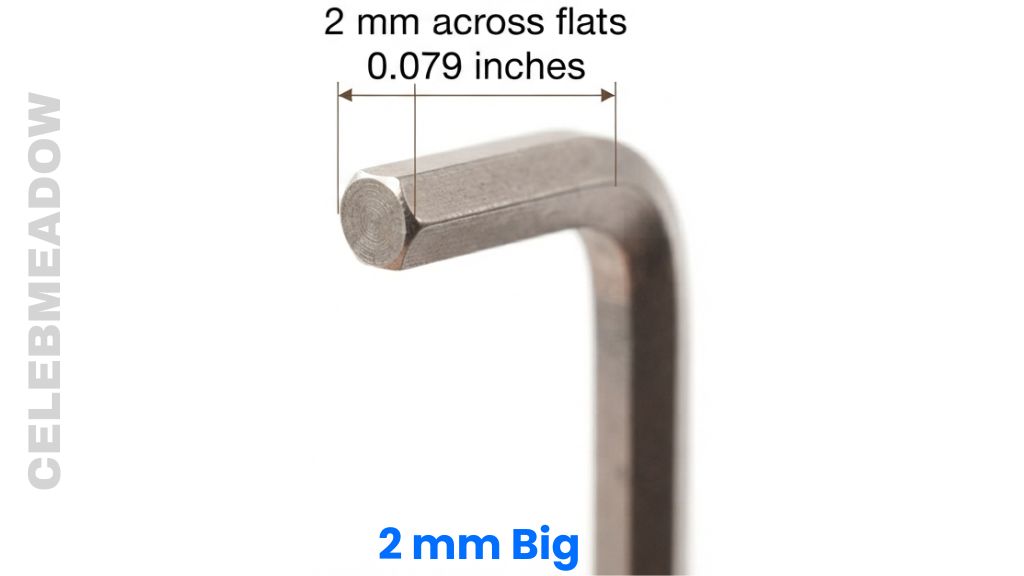Small Allen Wrench / Hex Key That Is 2 mm Big