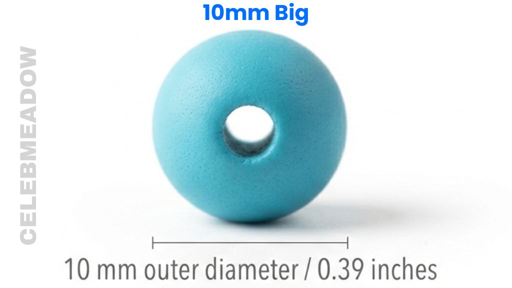 Small Craft Bead That Is 10mm Big