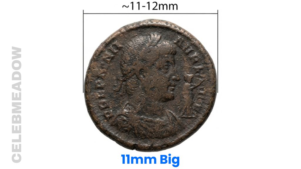 Small Roman Coin That Is 11mm Big