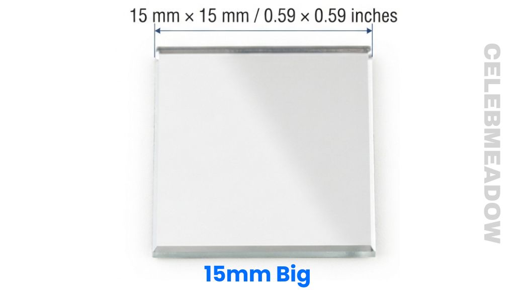 Square Craft Mirror That Is 15mm Big