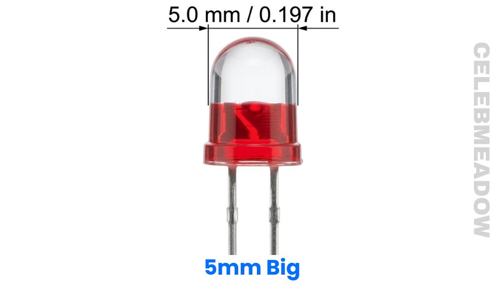 Standard 5mm LED Lens That Is 5mm Big