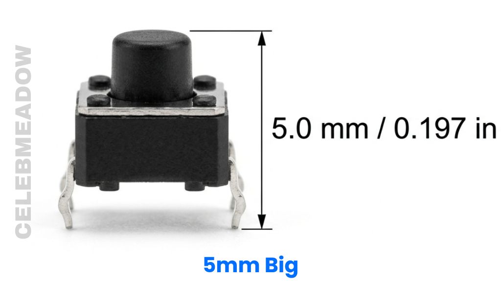 Standard 5mm Tactile Switch Cap That Is 5mm Big