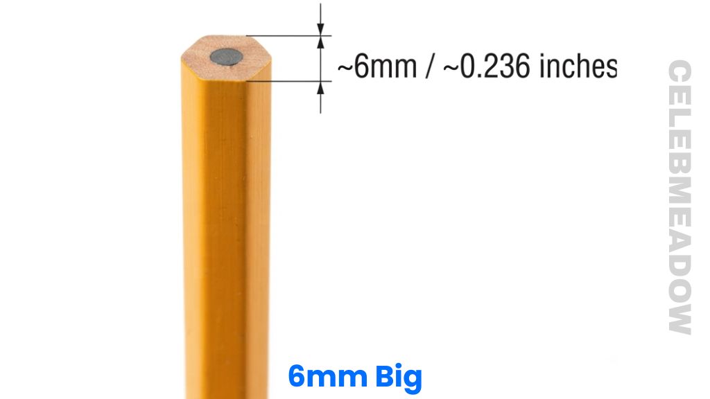 Standard Hexagonal Pencil That Is 6mm Big