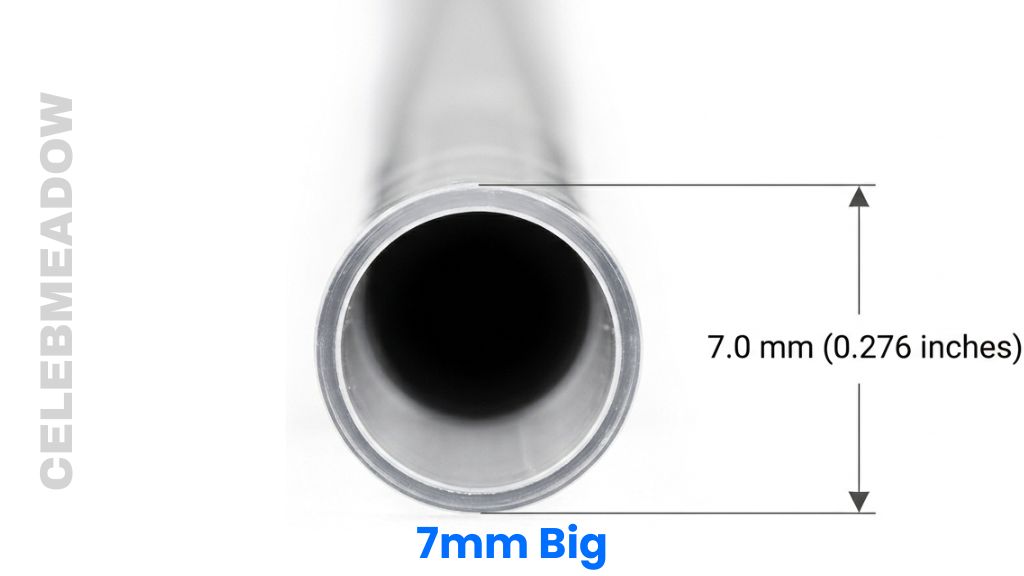 Standard Plastic Drinking Straw That Is 7mm Long