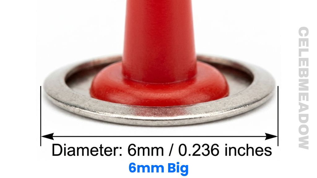 Standard Push Pin Head That Is 6mm Big