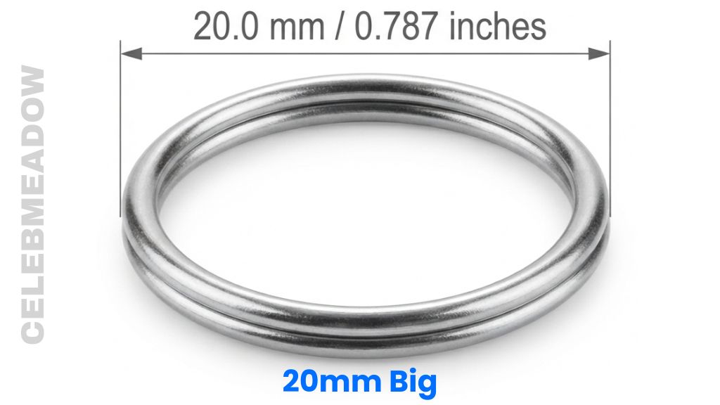 Standard Split Key Ring That Is 20mm Big