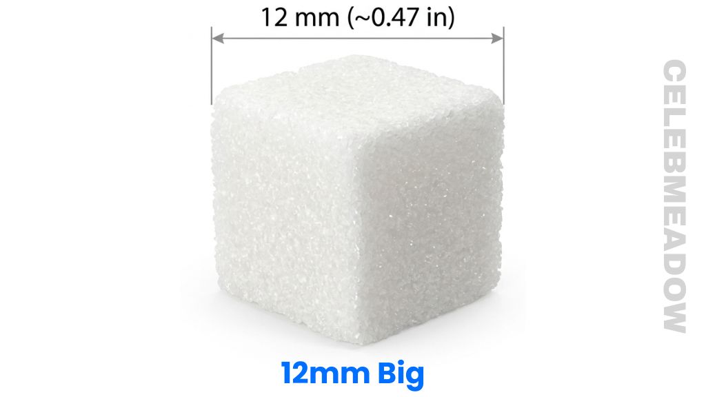 Sugar Cube That Is 12 mm Big