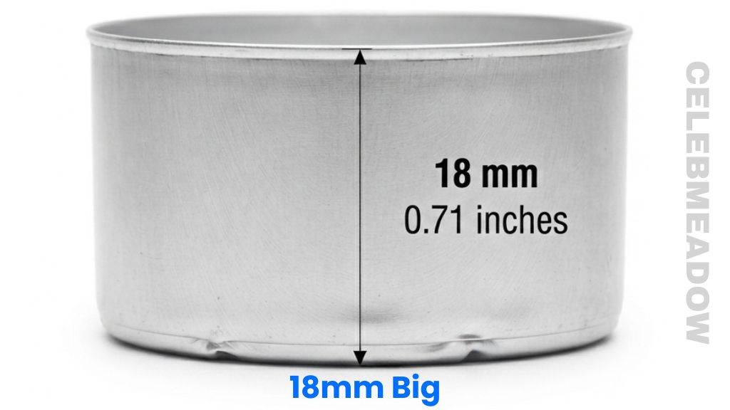 Tealight Candle Metal Cup That Is 18mm Long