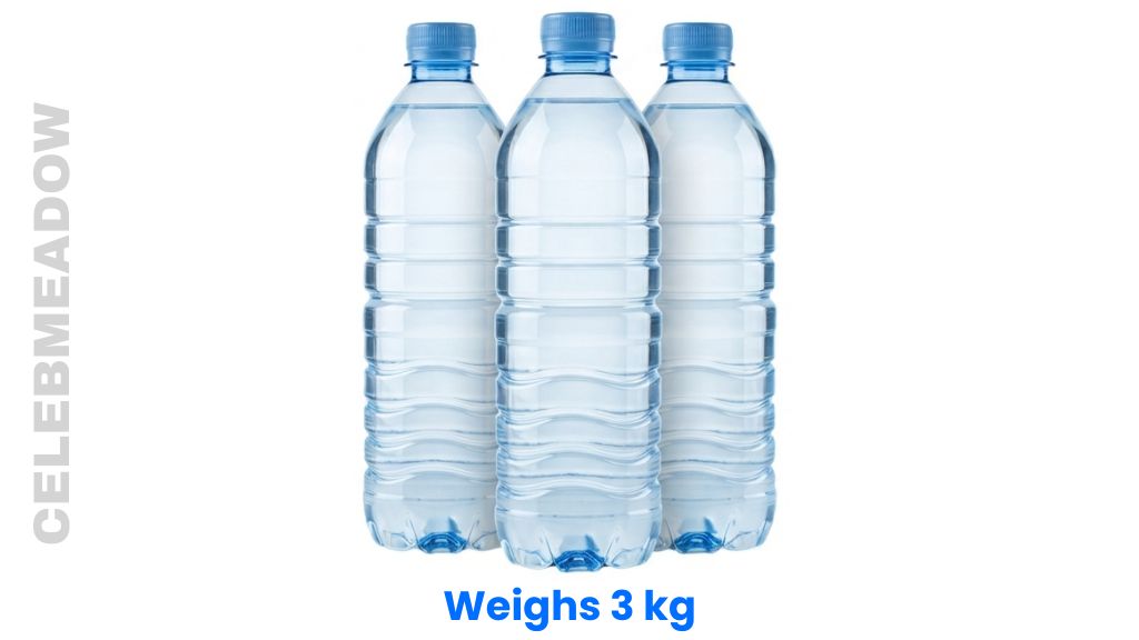 Three 1-Liter Bottles of Water Weighs 3 kg