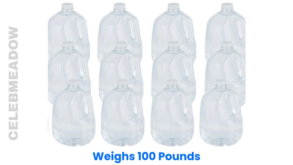 Twelve Gallons of Water Weighs 100 Pounds
