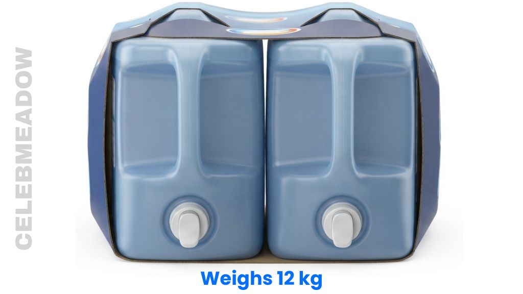 Twin-Pack of Large Liquid Laundry Detergent Bottles Weighs 12 kg