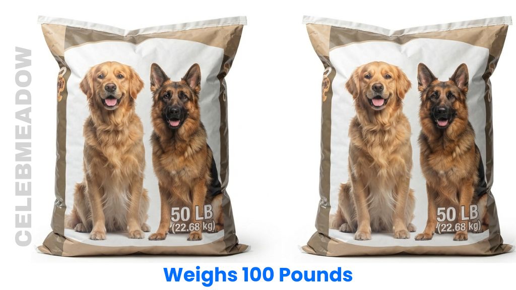 Two 50-Pound Bags of Dog Food Weighs 100 Pounds