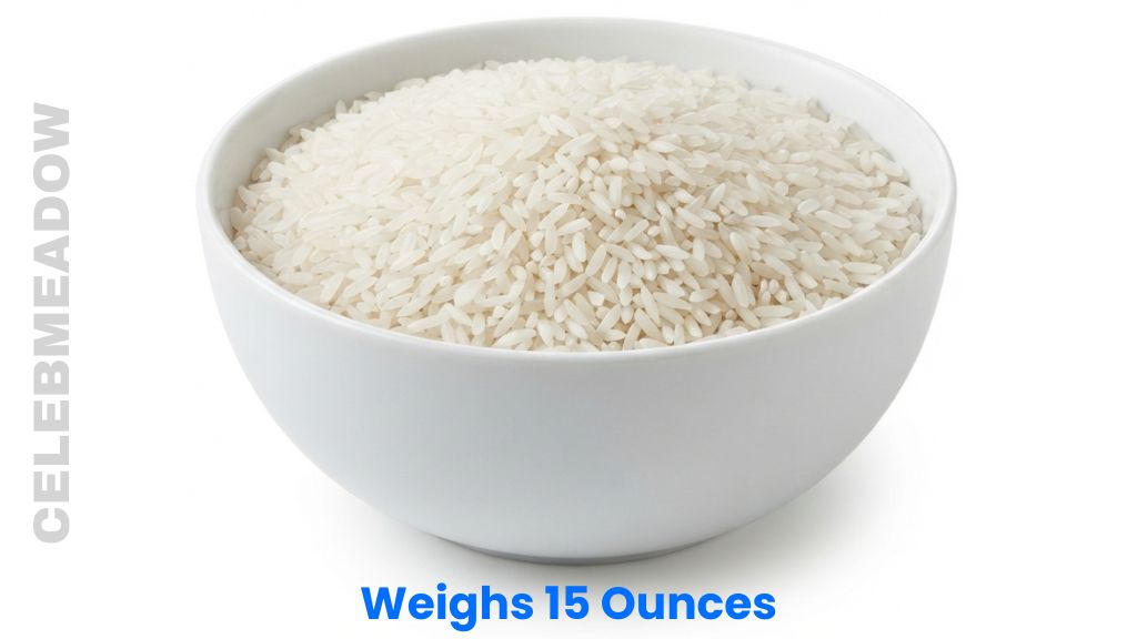 Two and a Quarter Cups of Uncooked Rice Weighs 15 Ounces