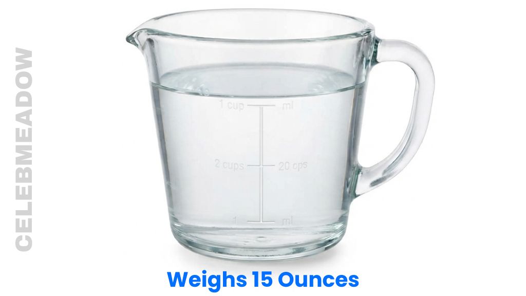 Two Cups of Water Weighs 15 Ounces