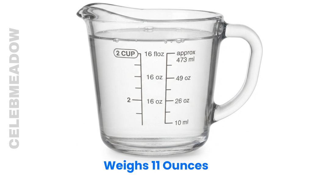 Two Cups of Water Weighs 16 Ounces