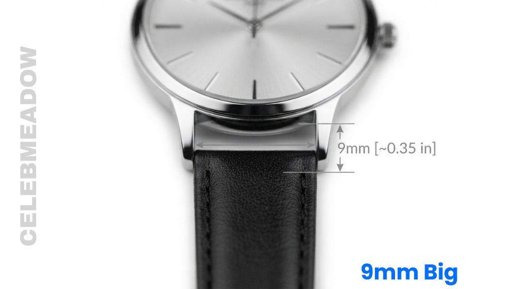 Watch Strap Width That Is 9mm Long